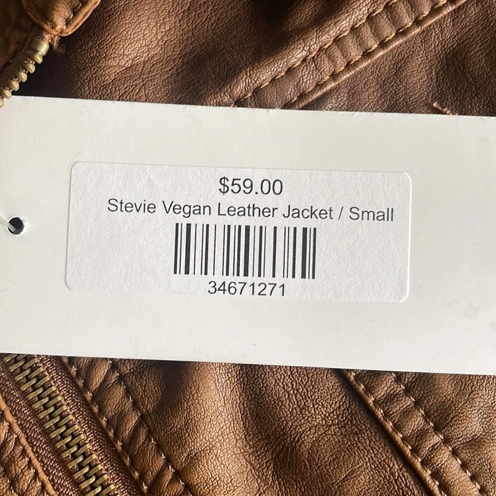 Stevie Vegan Leather Jacket - Picture 5 of 5